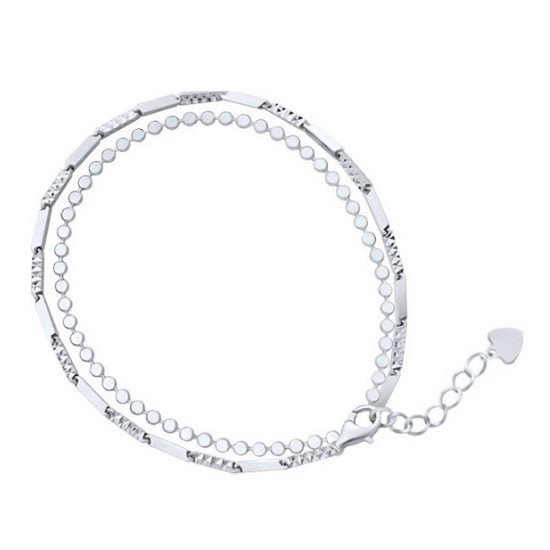 브리앙 18K 아이리스 두줄 팔찌_이미지