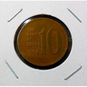 한국은행 1966년 10원 주화(동전)_이미지