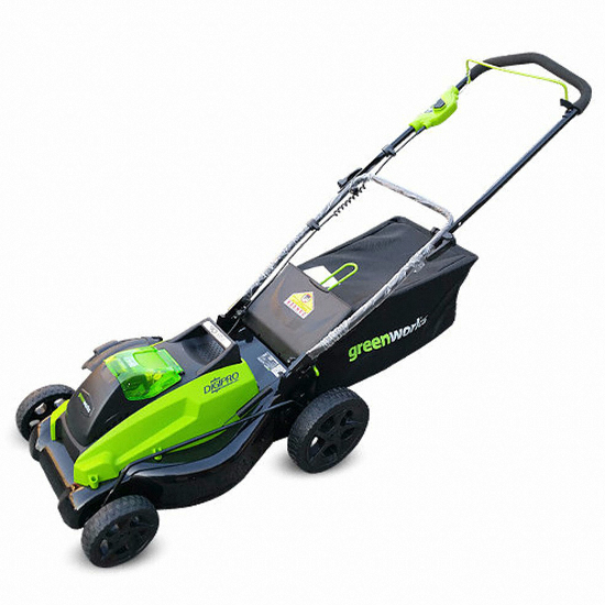 그린웍스 G-MAX 40V 18형 잔디깎기 (4.0Ah, 배터리 1개)