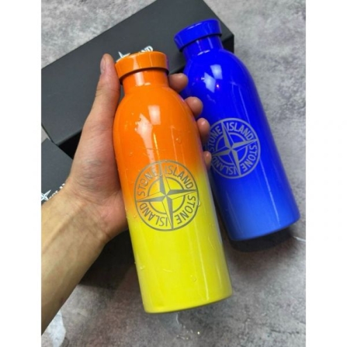 스톤아일랜드 미국 오렌지 블루 히트 반응 클라이마 플라스크 열감지 물병 306218743206_이미지