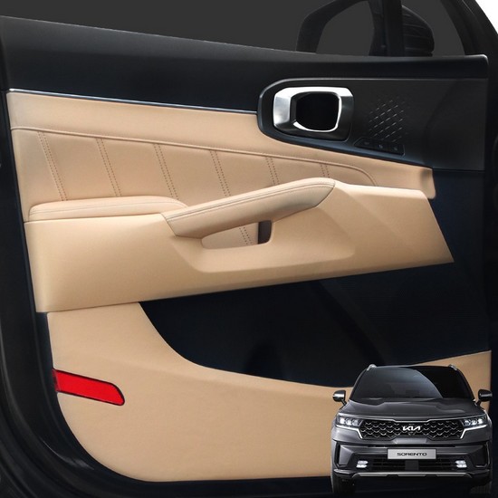 루젠 가죽 도어커버 기아 쏘렌토 MQ4 페이스리프트 전용