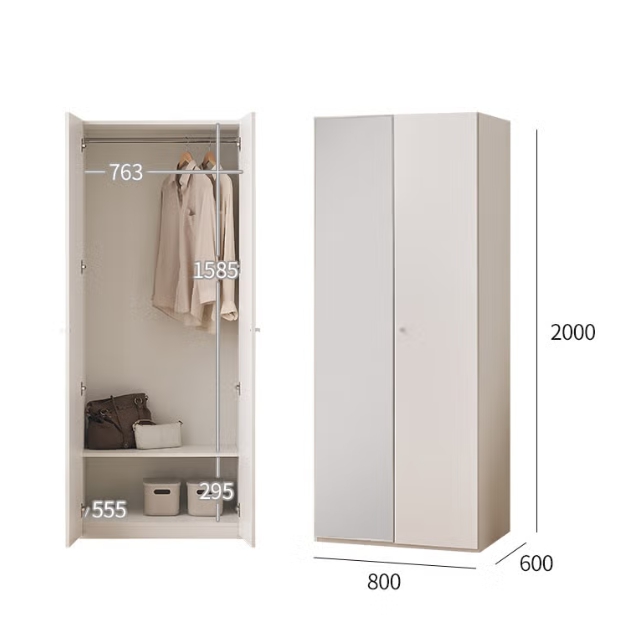 삼익가구 빅스티 행거형 B타입 전신거울 키큰 옷장 800_이미지