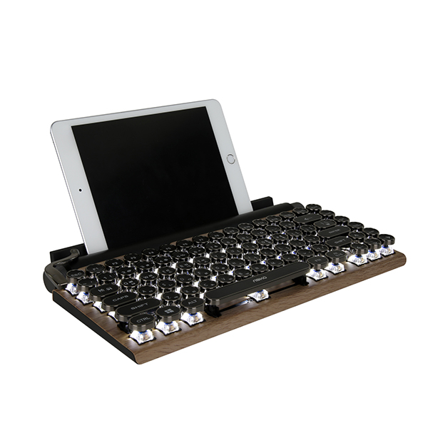 앱코 TW1867 레트로 블루투스 기계식 키보드 (청축)_이미지