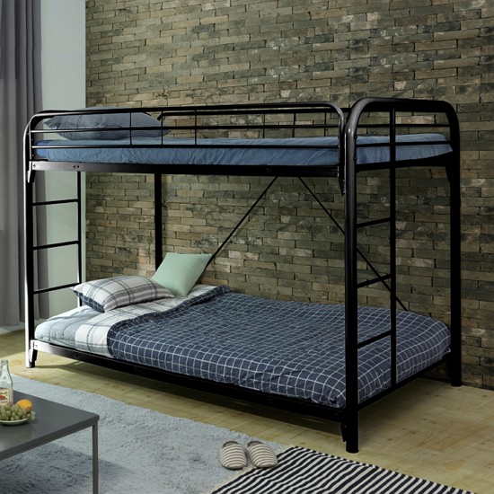 에보니아 라이프 철재메탈 A형 2층침대 (매트별도)