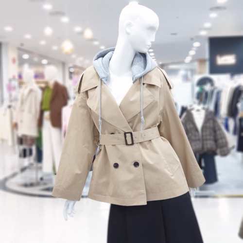Ab.f.z 후드 트렌치 점퍼 숏 코트 FSPHA5R01G