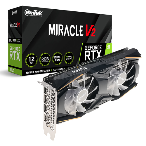 이엠텍 지포스 RTX 3060 MIRACLE V2 D6 12GB_이미지