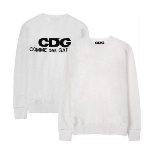  꼼데가르송 COMME DES GARCONS SZ-T002-051-3 CDG로고 맨투맨 화이트 남성 맨투맨TS