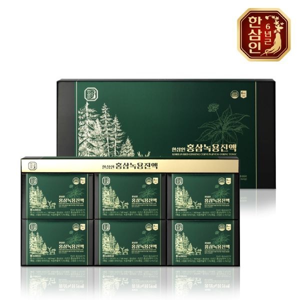 한삼인 홍삼녹용진액 60ml 30포 (4개)_이미지