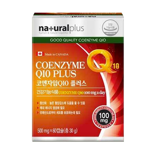 허브앤비타 내츄럴플러스 코엔자임Q10 플러스 500mg 60캡슐