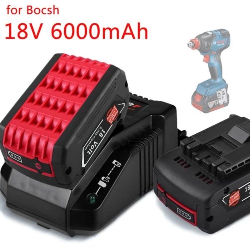 보쉬 18V 6.0Ah 전문 리튬 배터리 BAT609 BAT609G BAT618 BAT618G 충전식 전동 공구 배터리 03 1.._이미지