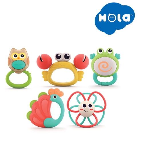 HUILE TOYS 홀라 뉴 락킹 래틀 딸랑이 세트_이미지
