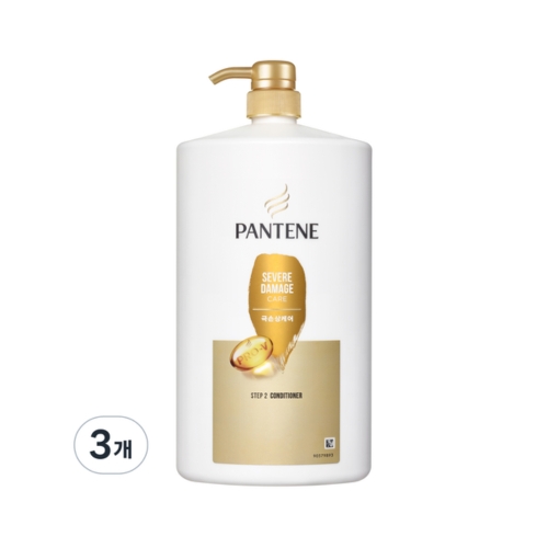 한국P&G 팬틴 극손상 케어 컨디셔너 1800ml (3개)