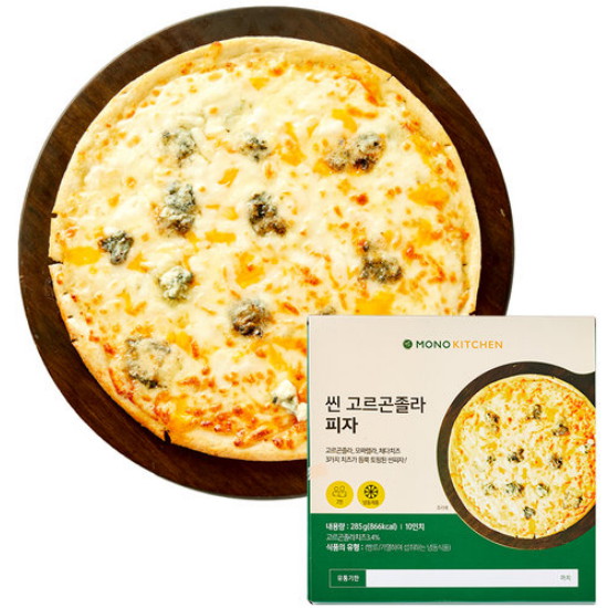 엘에프푸드 모노키친 씬 고르곤졸라피자 285g (1개)