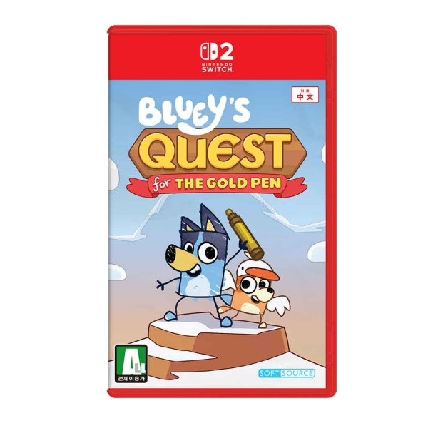 블루이 퀘스트 황금펜을 위한 대 모험 SWITCH2, 패키지칩_이미지