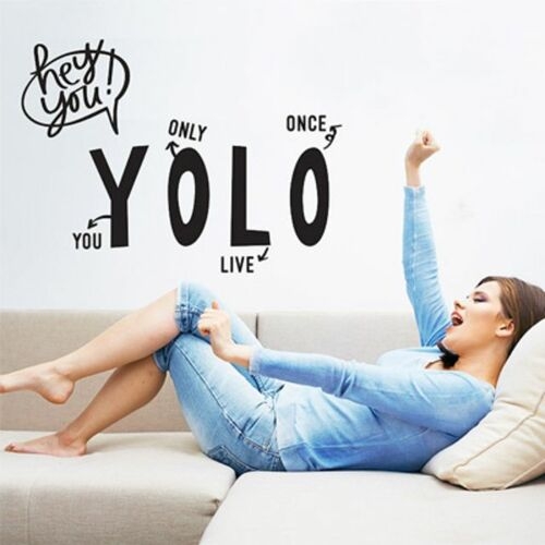 욜로YOLO 대형 캘리그라피스티커 포인트스티커