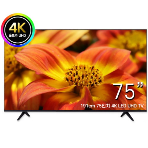 아이온코리아 BOSSWIZ 75인치 UHD 4K LED TV (벽걸이)_이미지