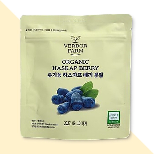 주영엔에스 베르도르팜 유기농 하스카프 베리 분말 30g (1개)