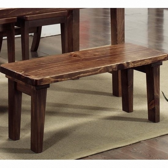 해찬솔원목이야기 소나무 통원목 식탁 (긴의자1개+스툴2개)_이미지