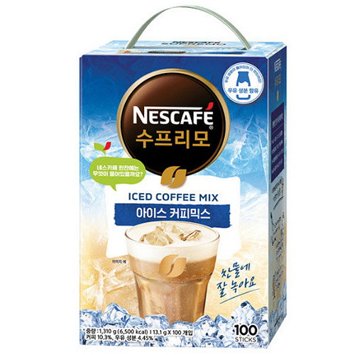 네슬레 네스카페 수프리모 아이스 커피믹스 100T (1개)