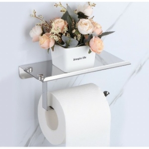 스텐 선반 휴지걸이 오픈형 + 무타공 나사