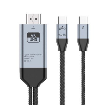 SooPii PD <b>C</b> <b>to</b> <b>HDMI</b> 100W 케이블 CH46P