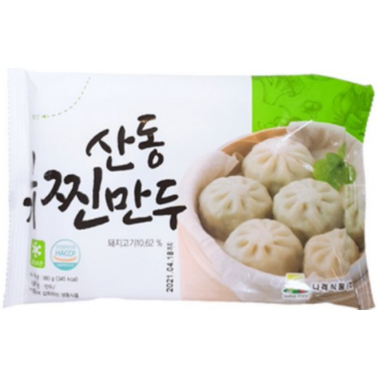나래식품 산동 찐만두 180g (5개)_이미지