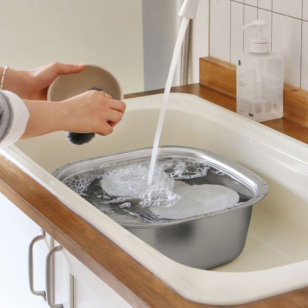 모리다인 스테인리스 사각 설거지통 9.2L_이미지