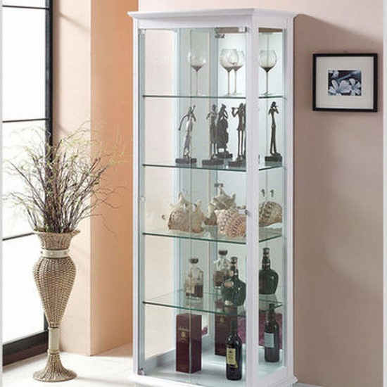 모던라인 모던라인 모던클래식 5단 1800 유리장식장_이미지