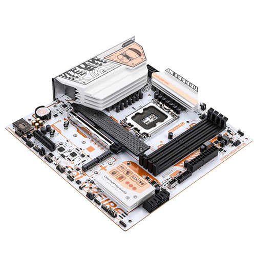 COLORFUL COLORFIRE B760M-MEOW WIFI D5 ORANGE STCOM_이미지