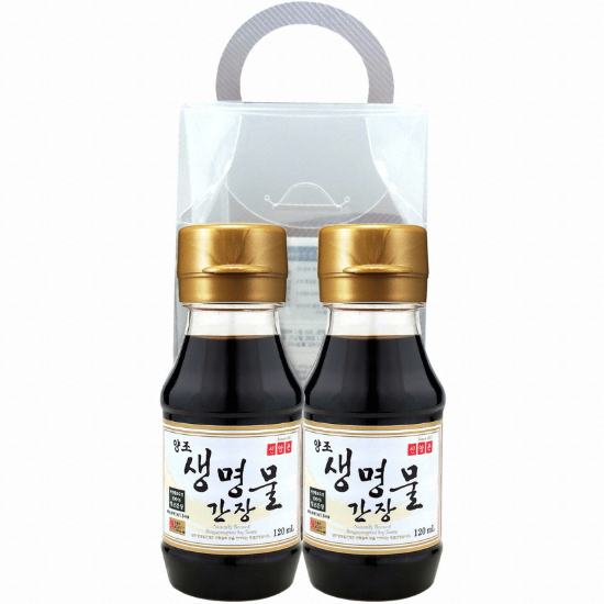 생명물식품 신앙촌 양조 테이블 간장 세트 (1개)