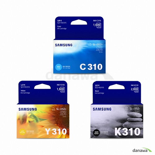 �Ｚ���� ��ǰ INK-K310, INK-C310, INK-Y310 3�� ��Ʈ