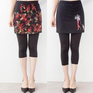 셀러허브 까르죠아 매력있는 미시 칠부 치마 레깅스 여름팬츠 S15310186