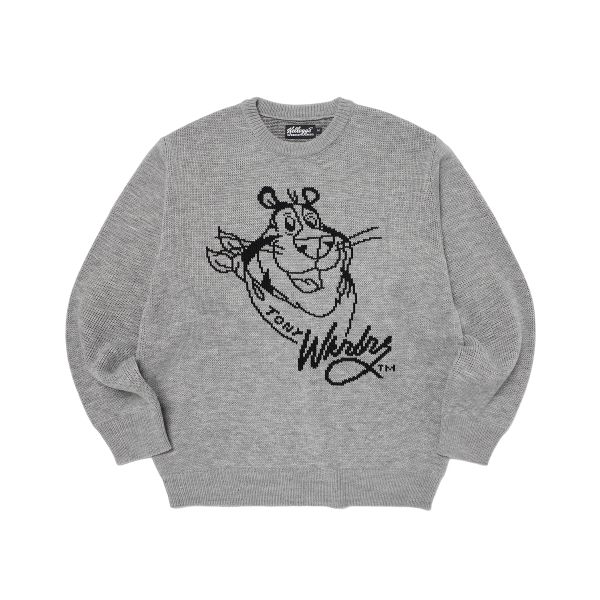 위캔더스 WKNDRS KELLOGGS KNIT SWEATER L.GREY WS2504KN01LG 413762