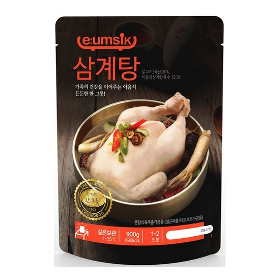 청우식품 이음식 삼계탕 900g (1개)