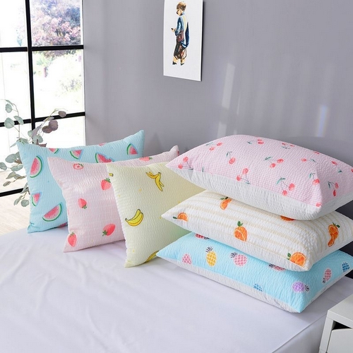 상큼 과일 시어서커 시원한 여름 베개커버