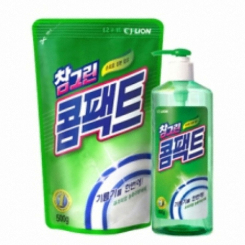 참그린 ㅤ콤팩트 600g(580ml) + 리필 500g(485ml) (1세트)_이미지