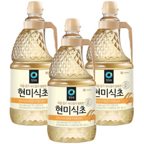청정원 현미식초 1.8L (3개)_이미지