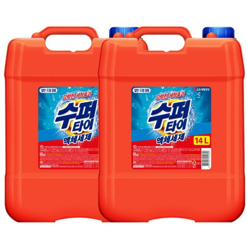 수퍼타이 액체세제 14L (2개)_이미지
