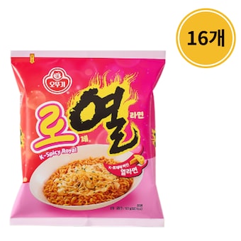 오뚜기 로제 <b>열</b><b>라면</b> 120g