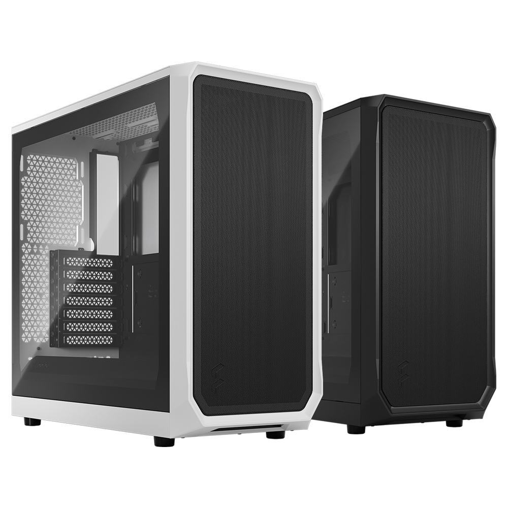 Fractal Design Focus 2 TG Clear Tint (화이트)_이미지