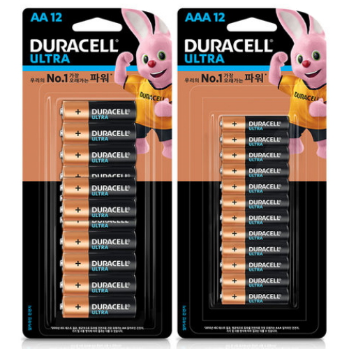 듀라셀 울트라 AA 12알 + AAA (12개)_이미지
