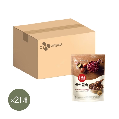CJ제일제당 햇반 소프트밀 통단팥죽 420g_이미지
