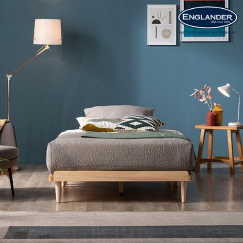 잉글랜더 고흐 원목 무헤드 침대 SS (매트별도)_이미지