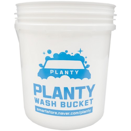 플렌티  세차버킷 화이트 18L