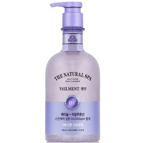 벨먼 내추럴 스파 수분광채 스크럽 바디워시 자스민 600ml