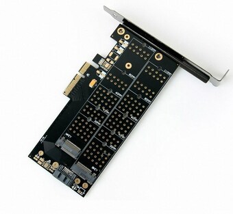 라이트컴 COMS <b>M.2</b> <b>to</b> <b>SATA</b> PCIe카드 (IB955)