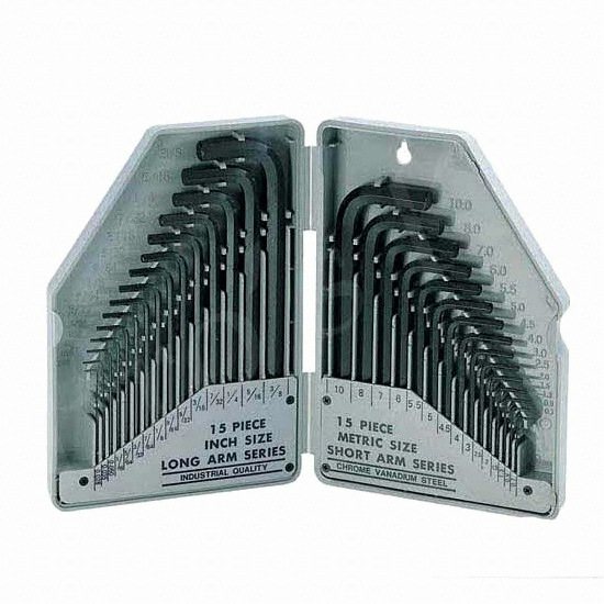 프로킷 프로스킷 육각 L자형 렌치세트 8PK-027 (30pcs)