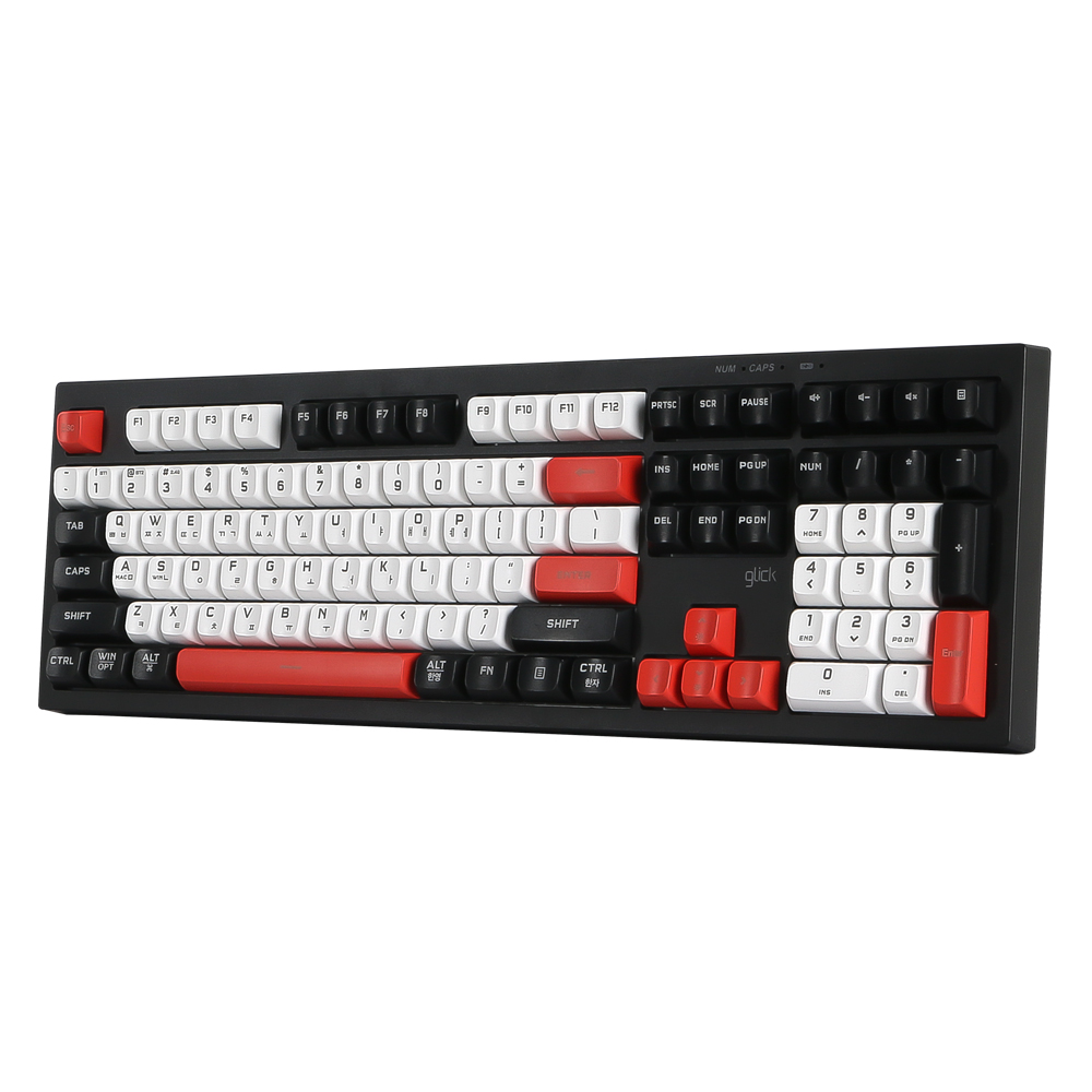 지클릭커 OFFICEPRO WK50 사일런스 M RGB 무소음 방수 무선 블루투스 108 (Poker)_이미지