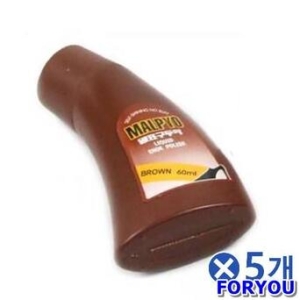ForU269 액체형 말표 구두약 60ml 구두광택 바르는구두약 5개 구두관리용품_이미지