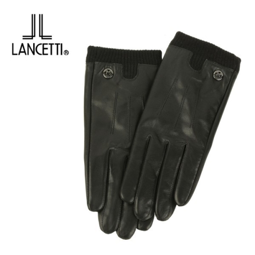 란체티 란체티 삼선 시보리 여성 방한 가죽장갑 LC-38419